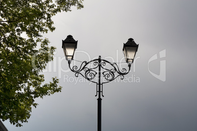 Vintage street lampot photo