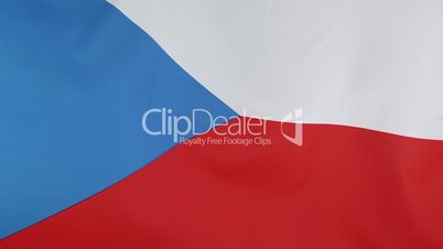 Textile flag of Czech Republic