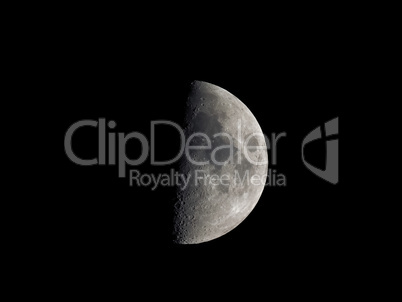 First quarter moon