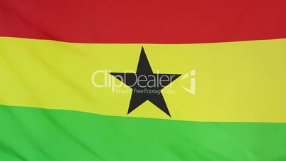 Textile flag of Ghana