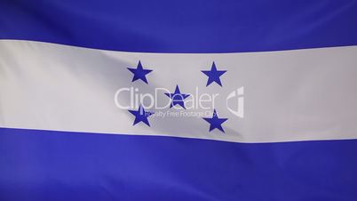 Textile flag of Honduras