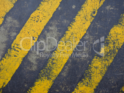 Black and yellow sign Black and yellow sign
