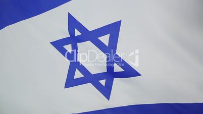Textile flag of Israel