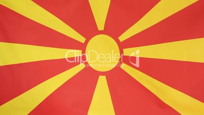 National flag of Macedonia