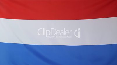 Textile flag of Netherlands