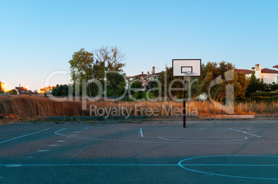 Basketball city playground
