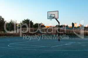 Basketball city playground