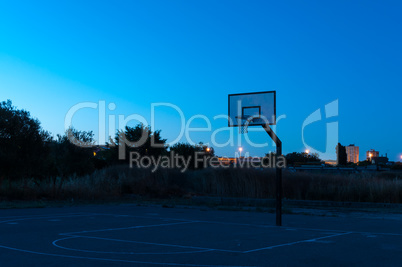 Basketball city playground