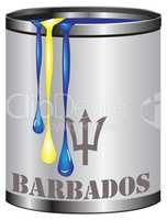 Paint match color of flag Barbados