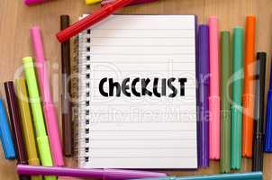 Checklist concept