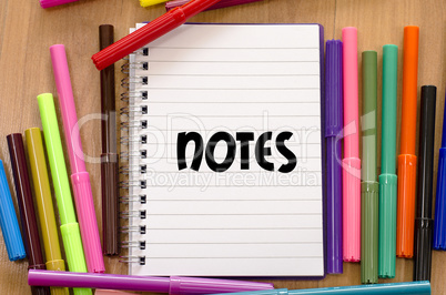 Notes concept