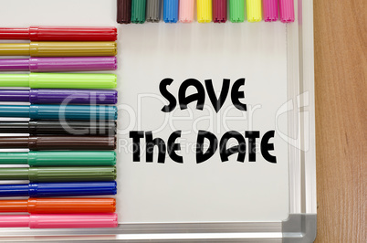 Save the date concept