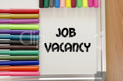 Job vacancy concept