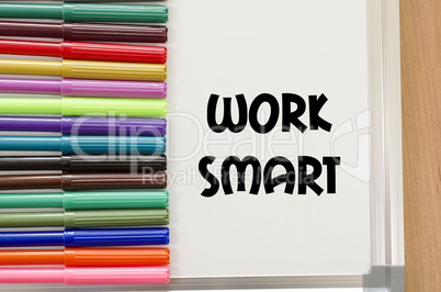 Work smart concept