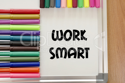 Work smart concept