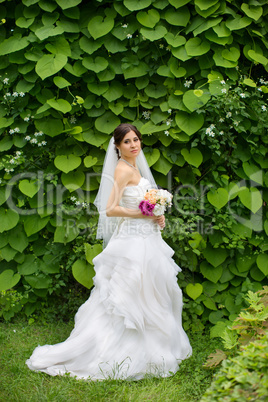 Bride in nature