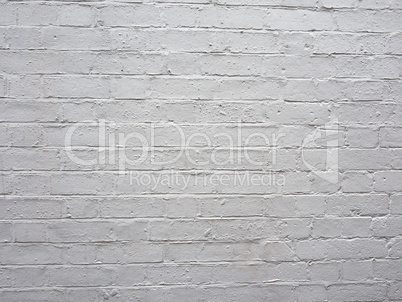 White brick wall background