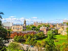 View of Glasgow, Scotland