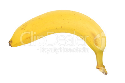 Banane weißem Hintergrund