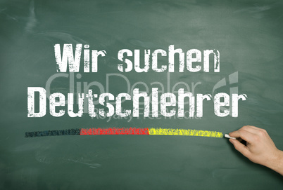 wir suchen Deutschlehrer