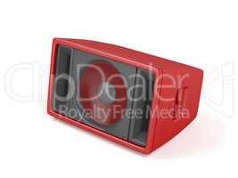 Red stage speaker