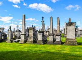 Glasgow necropolis HDR