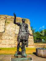 Trajan statue in London HDR