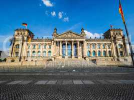 Reichstag parliament in Berlin HDR