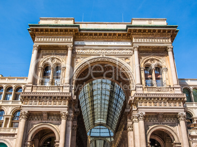 Galleria Vittorio Emanuele II Milan HDR
