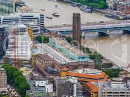 Aerial view of London HDR