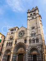St Lawrence cathedral in Genoa HDR