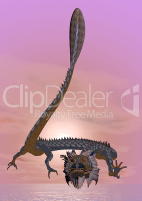 Eastern dragon - 3D render
