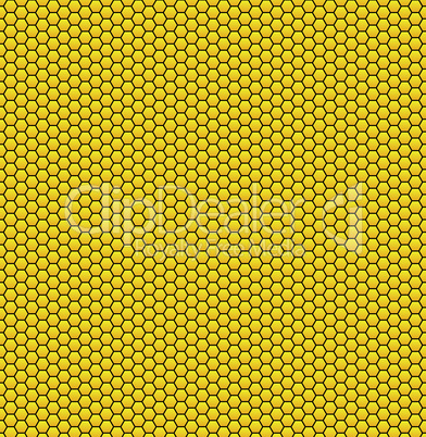 Waben-Hintergrund gelb