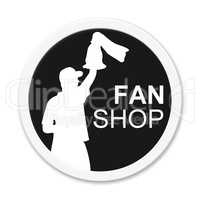 Fanshop Button schwarz