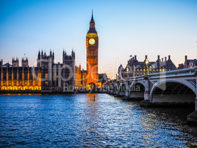 Houses of Parliament in London HDR