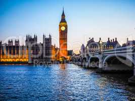 Houses of Parliament in London HDR