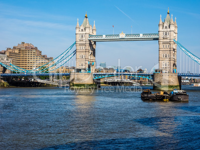 Tower Bridge in London HDR