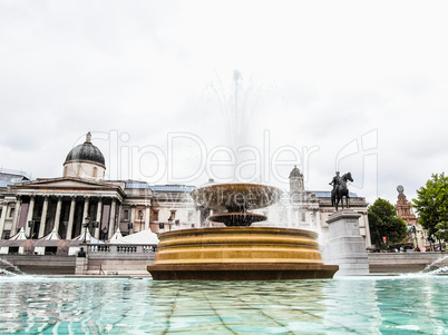 Trafalgar Square, London HDR