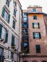 Genoa old town HDR
