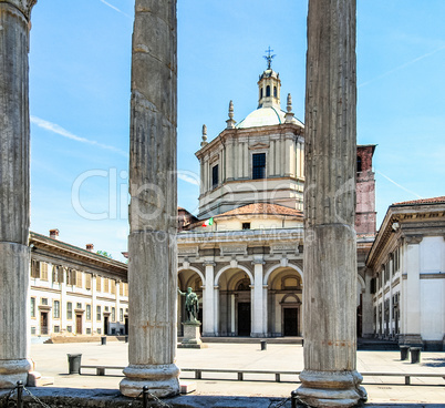 San Lorenzo church, Milan HDR