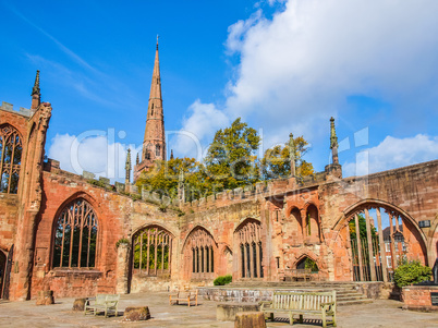 Coventry Cathedral ruins HDR