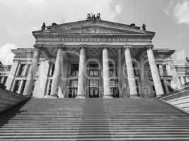 Konzerthaus Berlin in Berlin in black and white