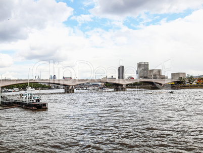 River Thames in London HDR