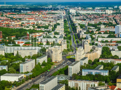 Berlin aerial view HDR