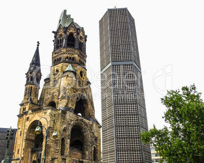 Bombed church, Berlin HDR