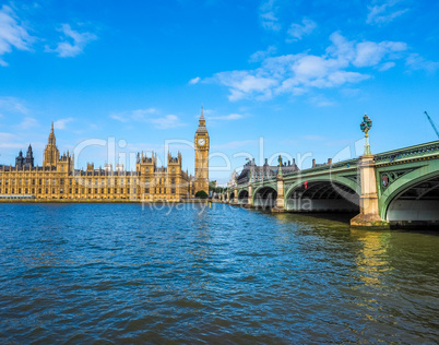 Houses of Parliament in London HDR