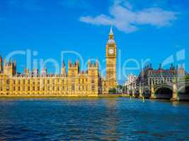 Houses of Parliament in London HDR