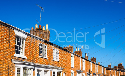 A row of terraced houses HDR