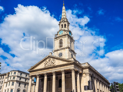 St Martin church in London HDR