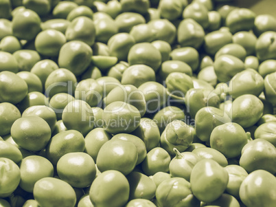 Peas vintage desaturated